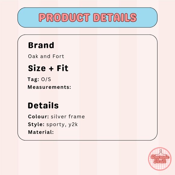 Sporty Silver Y2K Sunglasses - Picture 2 of 2